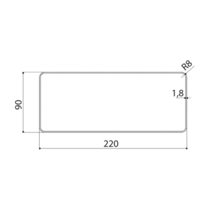 Kodumasinad | Õhupuhastaja ühendustoru 220x90 mm 120 cm Faber | Tehnomaan
