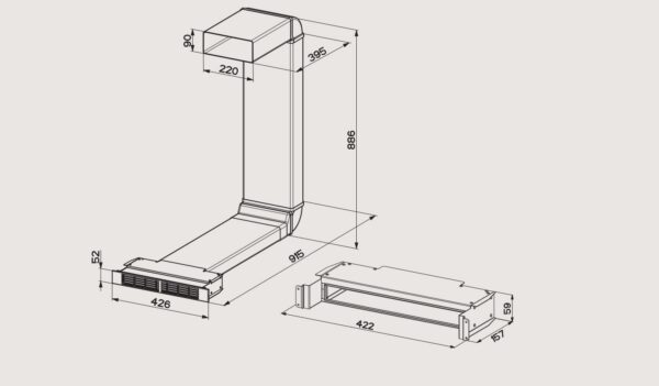Kodumasinad | Siseringluse komplekt Faber Galileo 60 mm | Tehnomaan