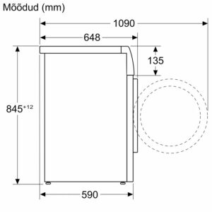 Kodumasinad | Pesumasin Bosch WGB254A0SN | Tehnomaan