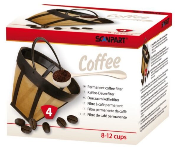 Kodumasinad | Kohvimasina kuldfilter (suurus 4) Scanpart 2790000411 | Tehnomaan
