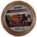 Kodumasinad | Küpsetuspaberid kuumaõhufritüürile 20cm, 100 tk Scanpart 2910070003 | Tehnomaan