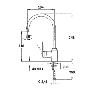 Kodumasinad | Segisti Teka IN995 Inca valge | Tehnomaan