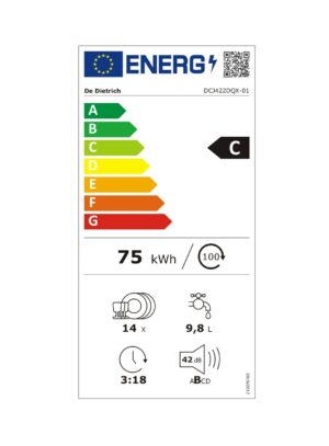 Kodumasinad | Integreeritav nõudepesumasin De Dietrich DCJ422DQX | Tehnomaan