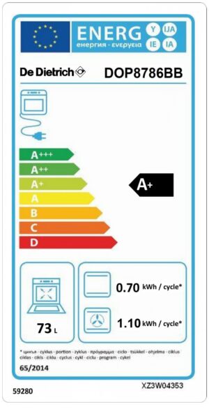 Kodumasinad | Integreeritav ahi De Dietrich DOP8786BB Smart Control, Coal Black | Tehnomaan