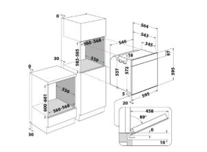 Kodumasinad | Integreeritav ahi Whirlpool AKZ9S8220FB | Tehnomaan
