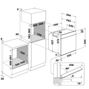 Kodumasinad | Integreeritav ahi Whirlpool AKZ9S8220FB | Tehnomaan