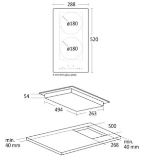 Kodumasinad | Induktsioonplaat Scandomestic HOI30P1FLEX | Tehnomaan