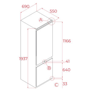 Kodumasinad | Integreeritav külmik Teka RBF 78780 FI | Tehnomaan