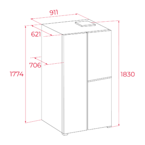 Kodumasinad | Side-by-side külmik Teka RLF 85950 | Tehnomaan