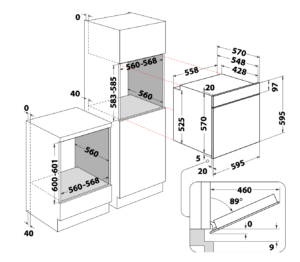 Kodumasinad | Integreeritav ahi Indesit IOK58HSB | Tehnomaan
