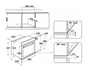 Kodumasinad | Integreeritav ahi Whirlpool AKZM8480WH | Tehnomaan