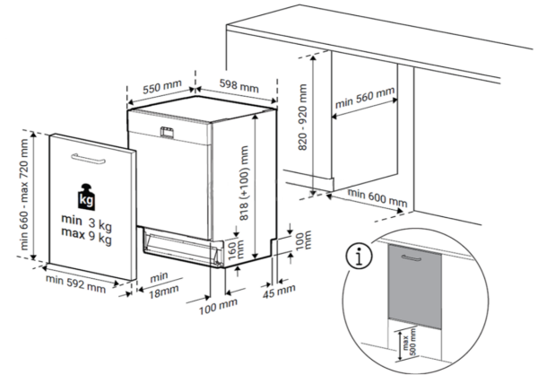 Kodumasinad | Integreeritav nõudepesumasin Beko BDIN25321 | Tehnomaan