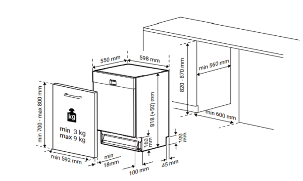 Kodumasinad | Integreeritav nõudepesumasin Beko BDIN39640A | Tehnomaan
