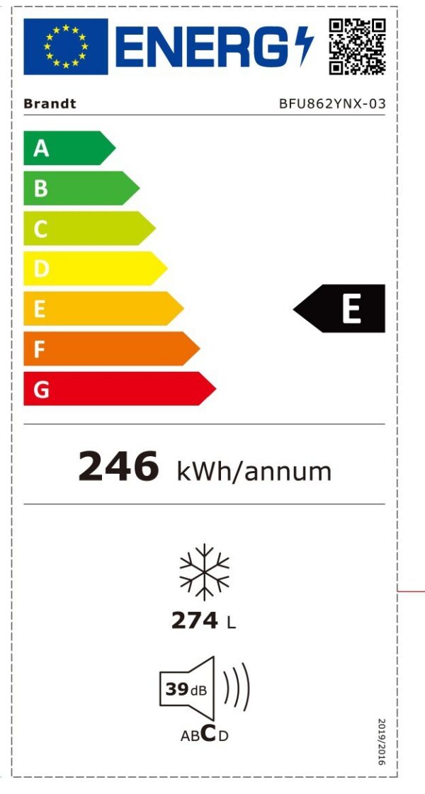 Kodumasinad | Sügavkülmik Brandt BFU862YNX | Tehnomaan