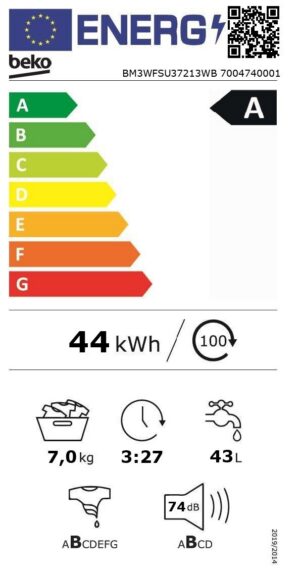 Kodumasinad | Pesumasin Beko BM3WFSU37213WB | Tehnomaan