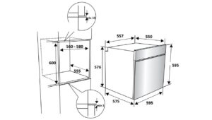 Kodumasinad | Integreeritav ahi Brandt BOH1224BB | Tehnomaan