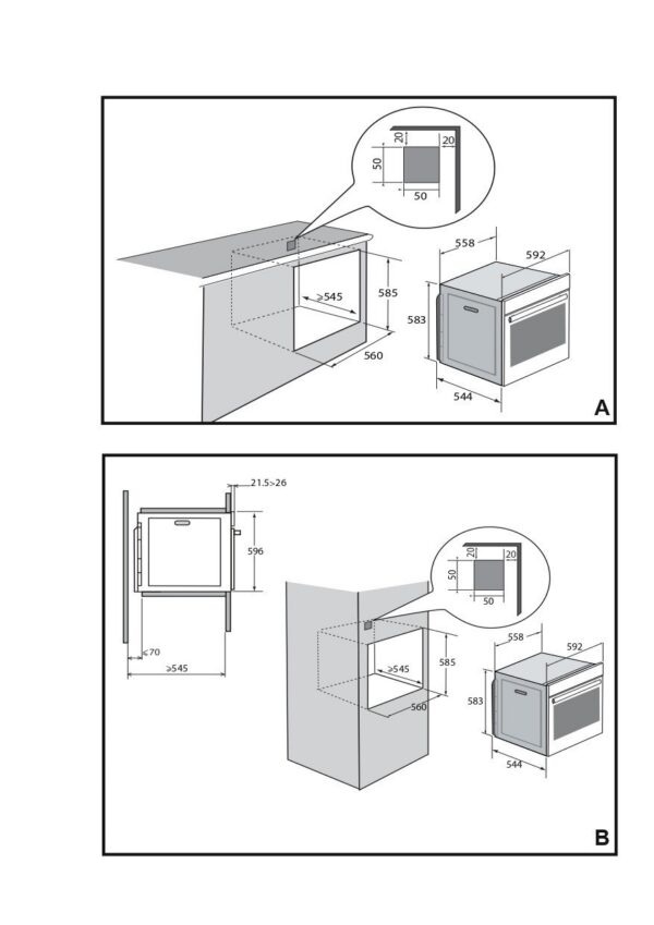Kodumasinad | Integreeritav ahi Brandt BOP7537BB | Tehnomaan