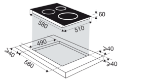 Kodumasinad | Induktsioonplaat Brandt BPI1638UW | Tehnomaan