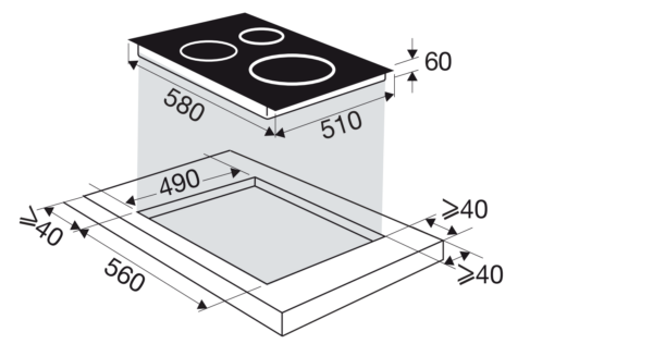 Kodumasinad | Induktsioonplaat Brandt BPI1638UW | Tehnomaan