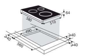 Kodumasinad | Induktsioonplaat Brandt BPI3641PB | Tehnomaan