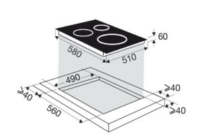 Kodumasinad | Induktsioonplaat Brandt BPI364DPW | Tehnomaan