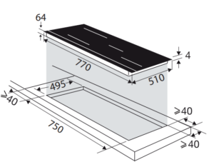 Kodumasinad | Induktsioonplaat Brandt BPI384HUB | Tehnomaan