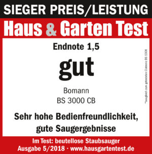 Kodumasinad | Tolmuimeja Bomann BS3000CB, sinine | Tehnomaan