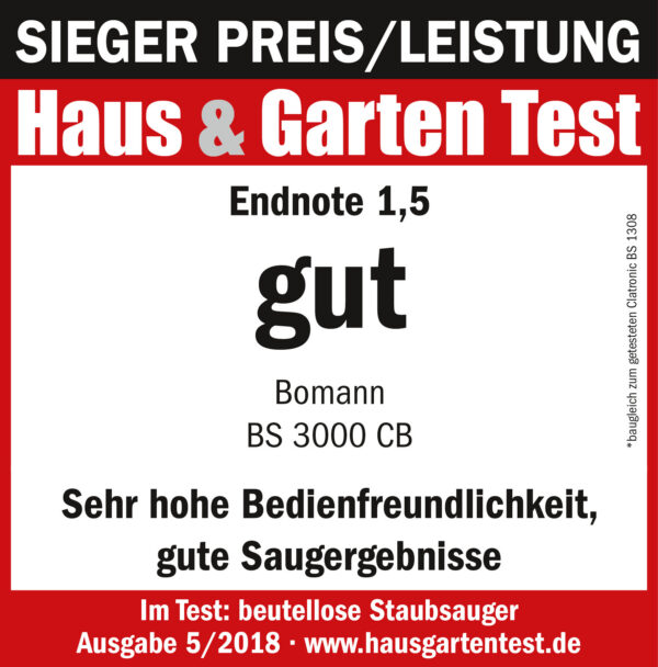 Kodumasinad | Tolmuimeja Bomann BS3000CB, sinine | Tehnomaan