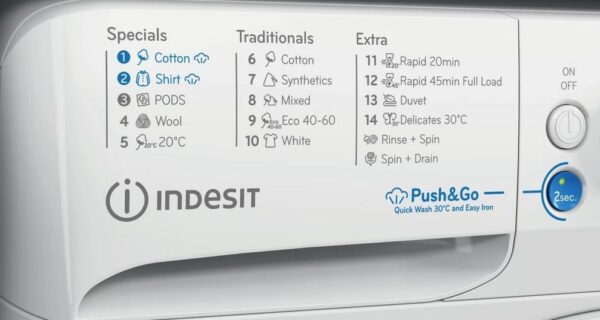 Kodumasinad | Eestlaetav pesumasin Indesit BWE91496XWSVEE | Tehnomaan