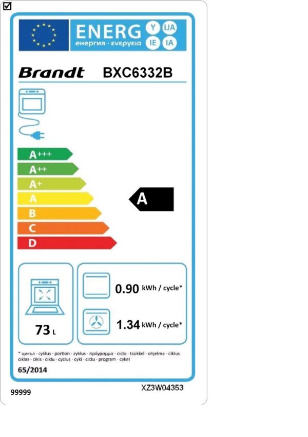 Kodumasinad | Integreeritav ahi Brandt BXC6332B | Tehnomaan