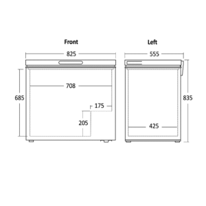 Kodumasinad | Sügavkülmkirst Scandomestic CF200WD | Tehnomaan