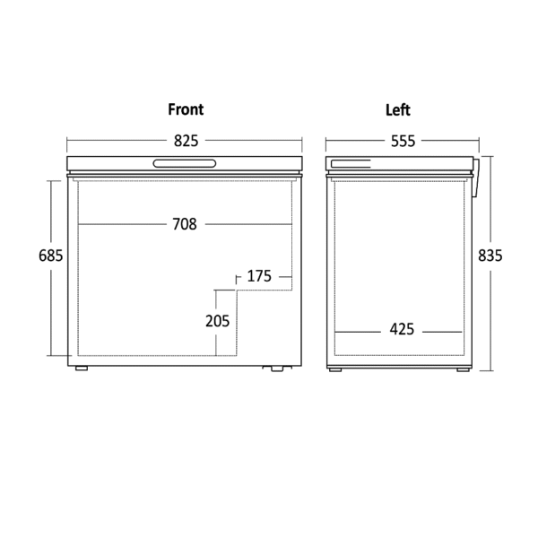 Kodumasinad | Sügavkülmkirst Scandomestic CF200WD | Tehnomaan