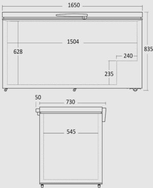 Kodumasinad | Sügavkülmkirst Scandomestic CF500WE | Tehnomaan