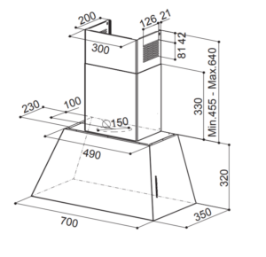 Kodumasinad | Õhupuhastaja Faber Chloe Old copper | Tehnomaan