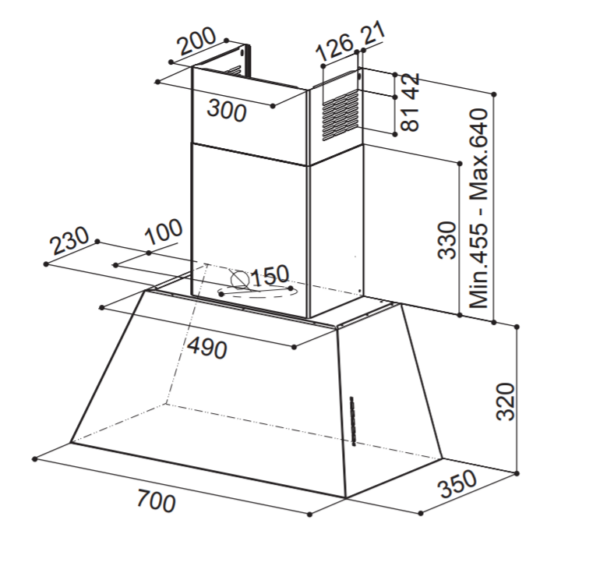 Kodumasinad | Õhupuhastaja Faber Chloe old metal leather | Tehnomaan