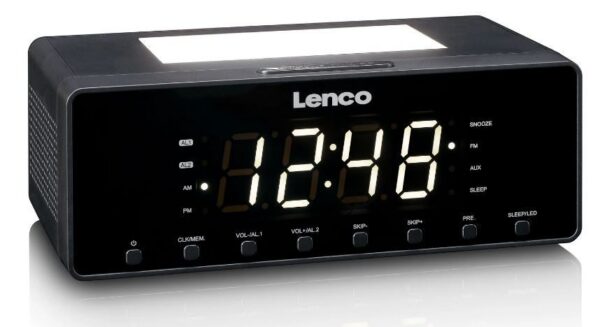 Kodumasinad | Kellraadio öövalgustusega Lenco CR540BK | Tehnomaan