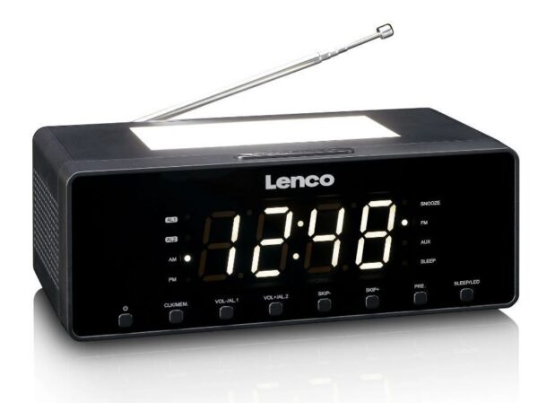 Kodumasinad | Kellraadio öövalgustusega Lenco CR540BK | Tehnomaan