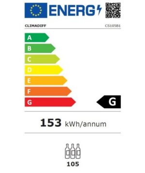Kodumasinad | Veinikülmik Climadiff CS105B1 must | Tehnomaan
