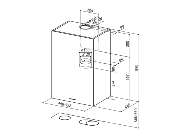 Kodumasinad | Õhupuhastaja Faber Cubia Plus 45 | Tehnomaan