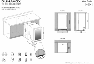 Kodumasinad | Veinikülmik Dunavox DAUF-38.100DB.TO | Tehnomaan
