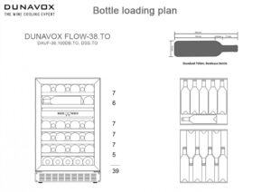 Kodumasinad | Kaetava uksega veinikülmik Dunavox DAUF-38.100DOP.TO | Tehnomaan