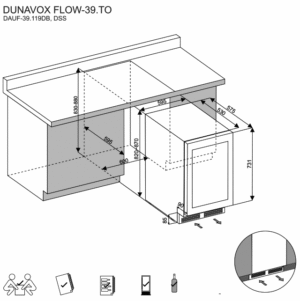 Kodumasinad | Veinikülmik Dunavox DAUF-39.119DB.TO | Tehnomaan