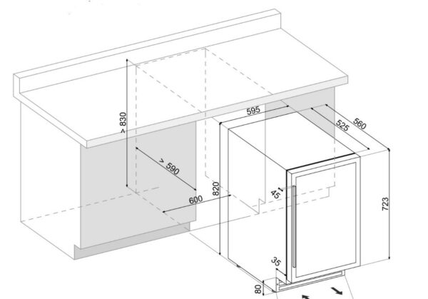 Kodumasinad | Veinikülmik Dunavox DAUF-39.121DB | Tehnomaan