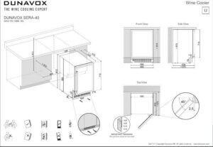 Kodumasinad | Veinikülmik Dunavox DAUF-40.138B | Tehnomaan