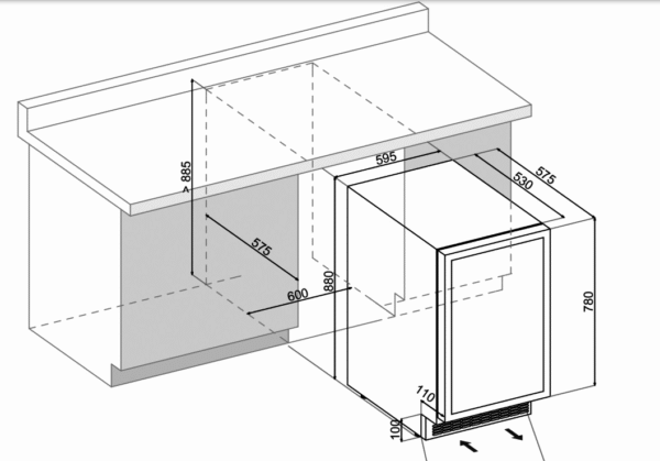 Kodumasinad | Veinikülmik Dunavox DAUF-45.125DB.TO | Tehnomaan