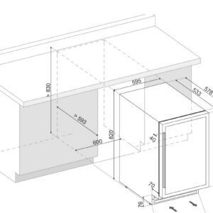 Kodumasinad | Veinikülmik Dunavox DAUF-46.145DBH | Tehnomaan
