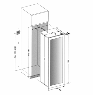 Kodumasinad | Integreeritav veinikülmik Dunavox DAVG-114.288DB.TO | Tehnomaan