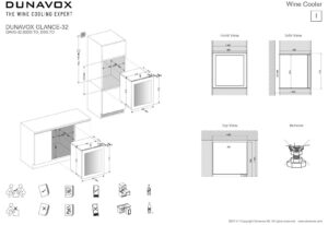 Kodumasinad | Integreeritav veinikülmik Dunavox DAVG-32.80DB.TO | Tehnomaan