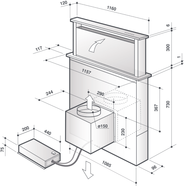 Kodumasinad | Õhupuhastaja De Dietrich DHD7261B | Tehnomaan