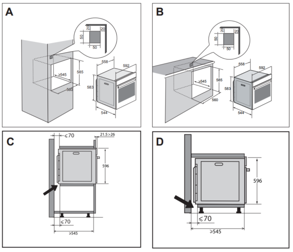Kodumasinad | Integreeritav auruahi De Dietrich DOR4747MB | Tehnomaan